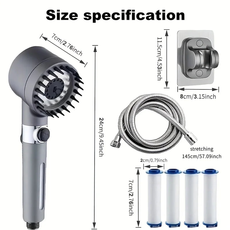 Rainelle™ Filtered Shower Head — Hard Water Filter for Softer Skin & Healthier Hair