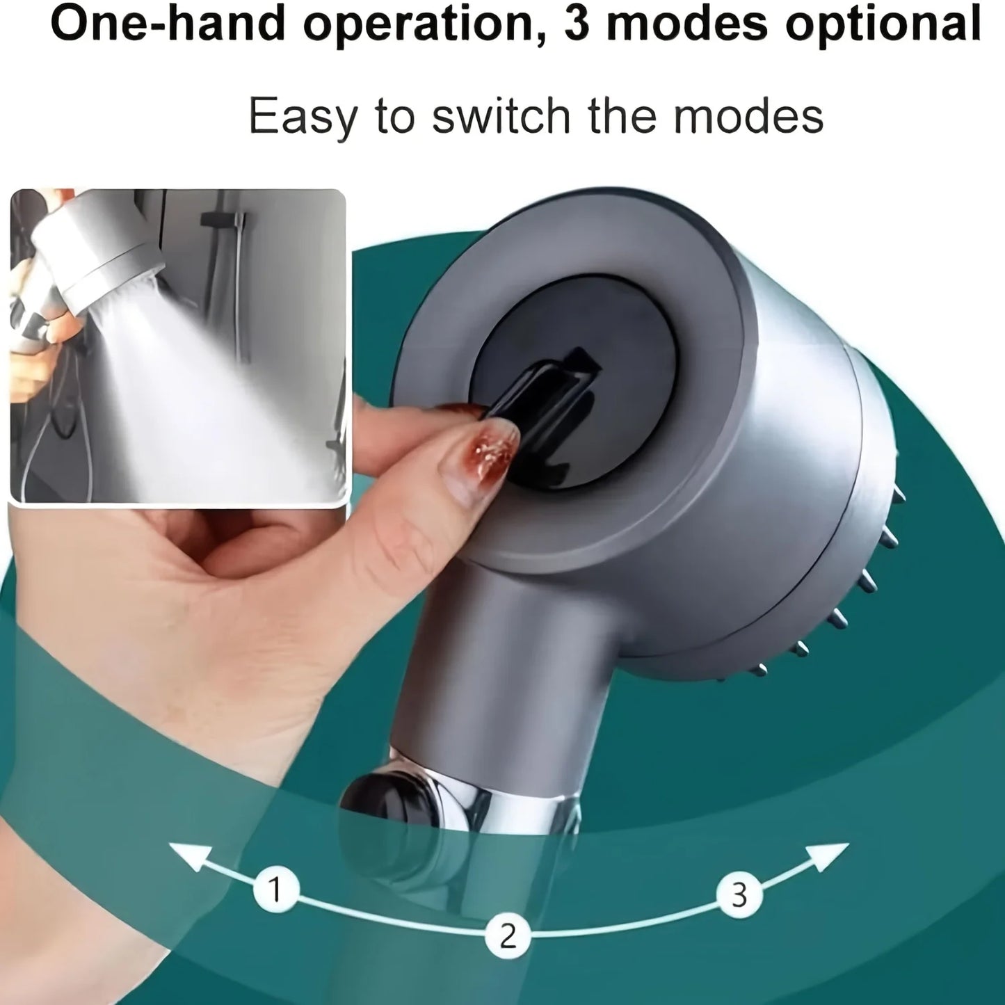 Rainelle™ Filtered Shower Head — Hard Water Filter for Softer Skin & Healthier Hair